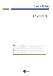 LG L1760SR-BF User Manual
