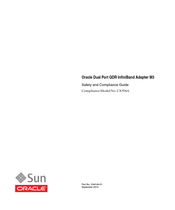 Sun Oracle CX354A Safety And Compliance Manual