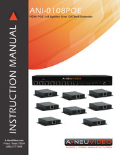 A-Neuvideo ANI-0108POE Instruction Manual