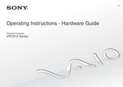 Sony VPCX12 Series Operating Instructions - Hardware Manual