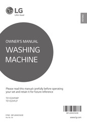 LG T0102HFWP Owner's Manual