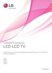 LG 32LT650H.ATI Owner's Manual