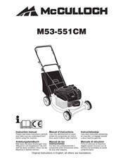 McCulloch M53-551CM Instruction Manual