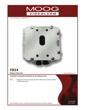Moog Videolarm PB24 Manual