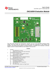 Texas Instruments DAC80504 User Manual