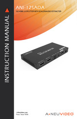 A-Neuvideo ANI-12SADA Instruction Manual