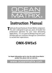 Ocean Matrix OMX-SW5x5 Instruction Manual
