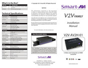 Smart-Avi V2V-AV2H-01S Installation Manual