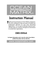 Ocean Matrix OMX-SW6x6 Instruction Manual