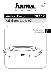 Hama TFC 15 Operating Instructions Manual
