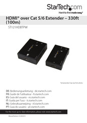 StarTech.com ST121HDBTPW Manual
