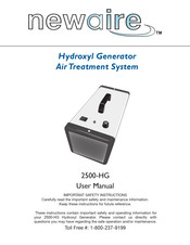 NewAire 2500-HG User Manual