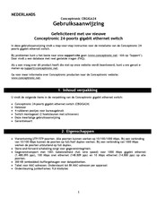 Conceptronic CBGIGA24 User Manual