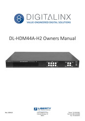 LIBERTY AV SOLUTIONS DIGITALINX DL-HDM44A-H2 Owner's Manual