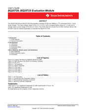 Texas Instruments BQ25723EVM User Manual