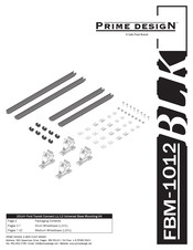 Safe Fleet Prime Design FBM-1012-BLK Assembly Instructions Manual
