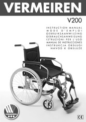 Vermeiren V200 Instruction Manual