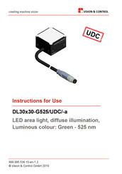 Vision & Control DL30x30-G525/UDC/-a Instructions For Use Manual