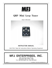 MFJ 9232 Instruction Manual