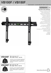 Omnimount VB100F Instruction Manual
