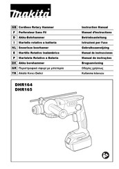 Makita DHR165ZJ Instruction Manual