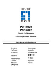 LevelOne POR-0120 Quick Installation Manual