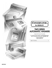 Crosley Conservator CAWS823JQ0 Use & Care Manual