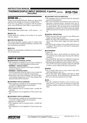 M-system R7D-ECx Instruction Manual