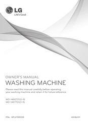 LG WD-1487TDS8 Owner's Manual