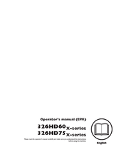 Husqvarna 326HD60 Series Operator's Manual