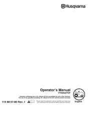 Husqvarna YTH2642TDF Operator's Manual