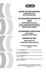 Delonghi EW0507T Instructions For Use Manual