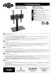 ricoo FS304 Assembly Instructions Manual