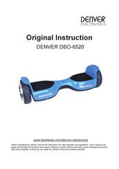 Denver DBO-6520PINK MK2 Original Instruction