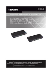 Blackbox VX-1001-TX Manual
