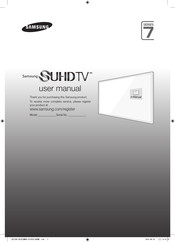 Samsung UA55JS7200 User Manual