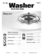 Magic Chef CAV2004AWW Use & Care Manual