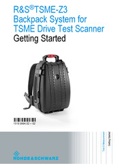 Rohde & Schwarz TSME-Z3 Getting Started