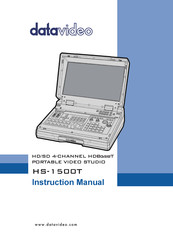 Datavideo HS-1500T Instruction Manual