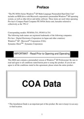 Digital Electronics PS3650A-T41 Manual