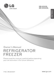 LG GR-V252SL Owner's Manual