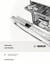 Bosch SGE53U56UC/C9 Operating Instructions Manual