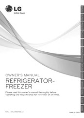 LG GB7143**R Series Owner's Manual