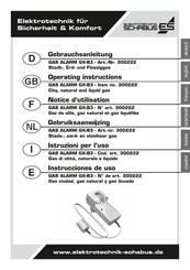 Elektrotechnik Schabus GX-B3 Operating Instructions Manual