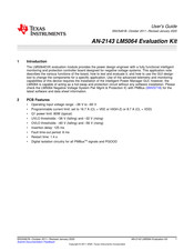 Texas Instruments LM5064EVK User Manual