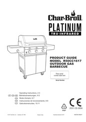Char-Broil PLATINUM TRU-Infrared R50CC1617 Product Manual