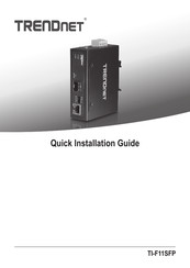 TRENDnet TI-F11SFP Quick Installation Manual