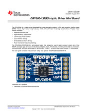 Texas Instruments DRV2604L ERM User Manual