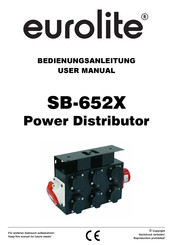 EuroLite SB-1000 User Manual