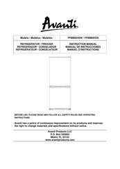 Avanti FFBM92H0W Instruction Manual